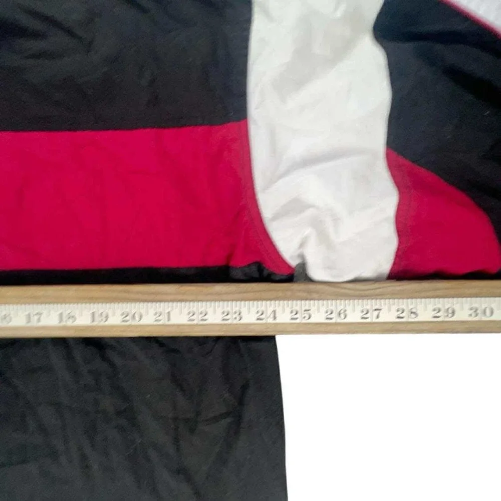 Crane Sports Jacket Mens M Black Red White‎ Full Zip Lightweight Windbreaker